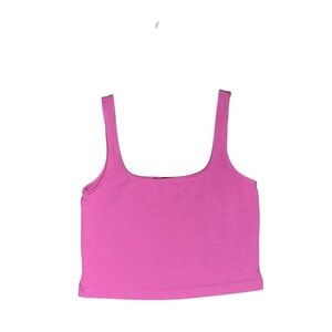Forever 21 Women’s Pink Sleeveless Tank Top Crop Top Size S